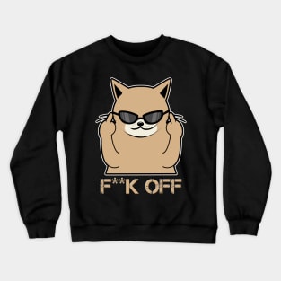 Cat Sun Glasses Crewneck Sweatshirt